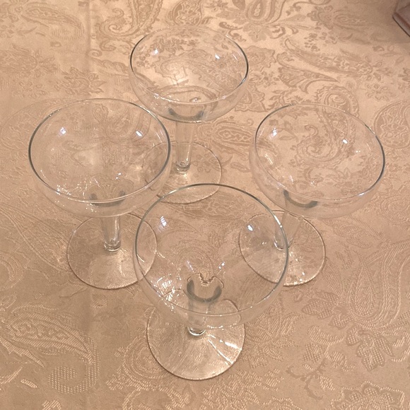 Vintage Hollow Stemmed Coupe Wine/Glasses - Picture 1 of 4
